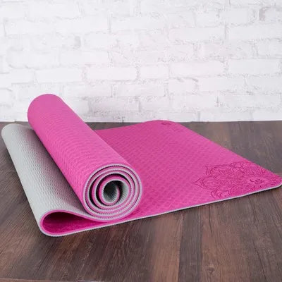 Dature TPE Yoga Mat 6mm Fitness Mat Fitness Yoga Sport Mat Gymnastics Mats With Yoga Bag Balance Pad Yogamat 183*61cm*6mm