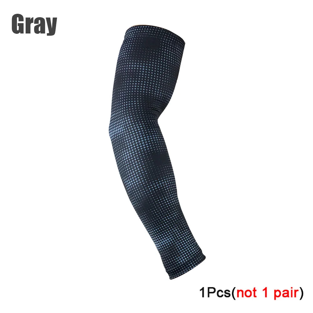 TopRunn 1PC Cool Men Sport Cycling Running Bicycle UV Sun Protection Cuff Cover Protective Arm Sleeve Bike Arm Warmers Sleeves