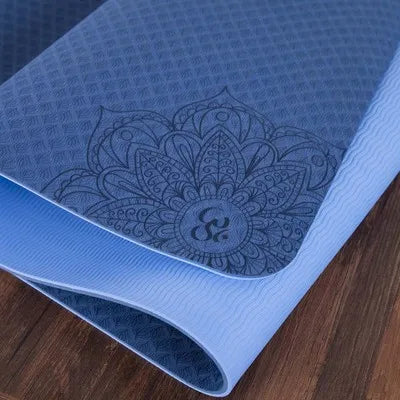 Dature TPE Yoga Mat 6mm Fitness Mat Fitness Yoga Sport Mat Gymnastics Mats With Yoga Bag Balance Pad Yogamat 183*61cm*6mm