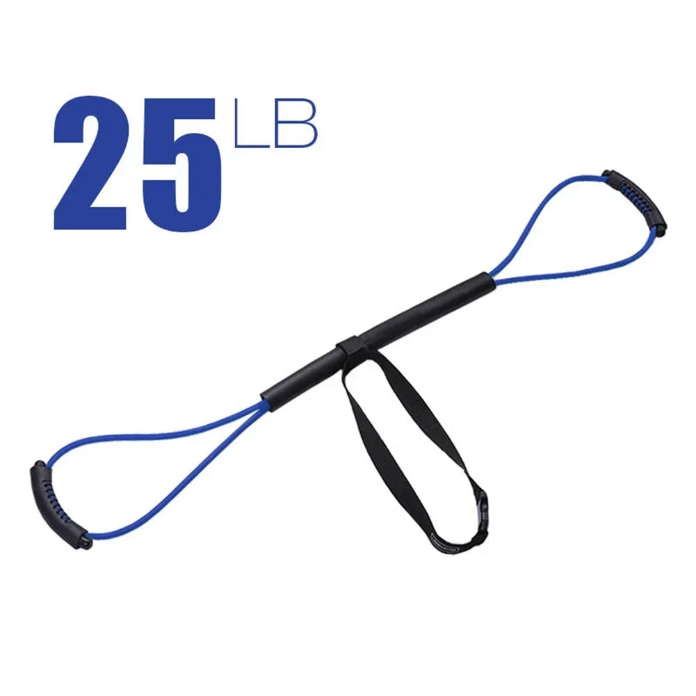 Boxing Resistance Bands Rubber Speed Training Pull Ropes 15/20/25/30/35lb Speed Sanda Muay Thai Air Strike Elastic Band Rope