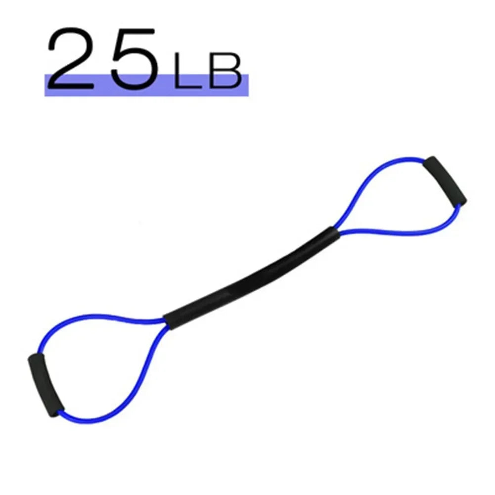 Boxing Resistance Bands Rubber Speed Training Pull Ropes 15/20/25/30/35lb Speed Sanda Muay Thai Air Strike Elastic Band Rope