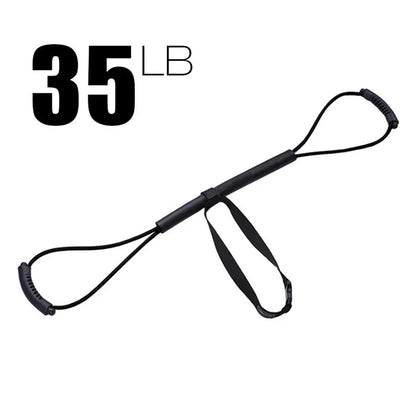 Boxing Resistance Bands Rubber Speed Training Pull Ropes 15/20/25/30/35lb Speed Sanda Muay Thai Air Strike Elastic Band Rope