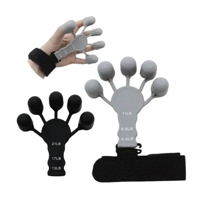 Silicone Grip Finger Exercise Stretcher Hand Strengthener Arthritis Grip Trainer Hand Brush Expander Grips Gym Training Fitness