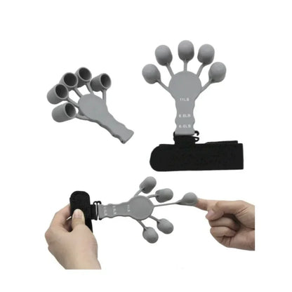 Silicone Grip Finger Exercise Stretcher Hand Strengthener Arthritis Grip Trainer Hand Brush Expander Grips Gym Training Fitness