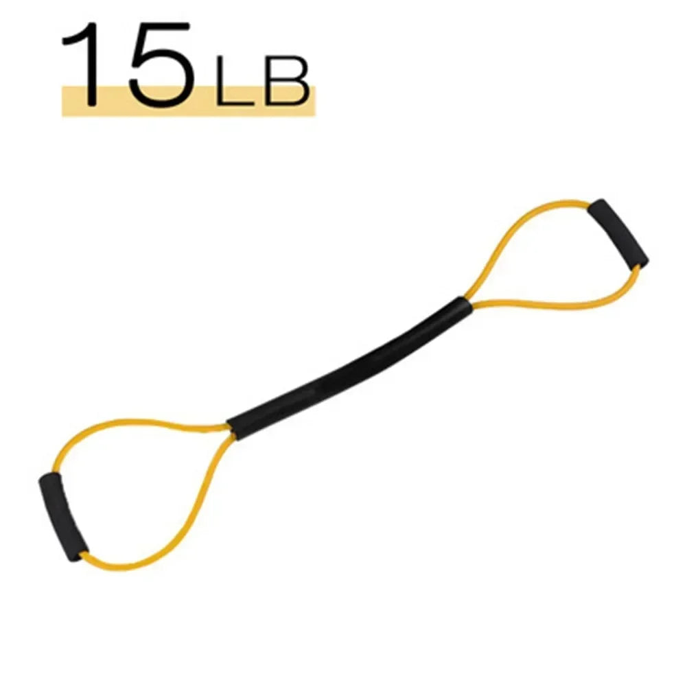 Boxing Resistance Bands Rubber Speed Training Pull Ropes 15/20/25/30/35lb Speed Sanda Muay Thai Air Strike Elastic Band Rope