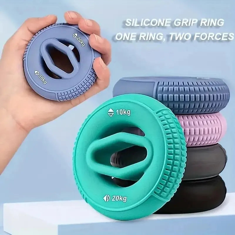 Silicone Adjustable Hand Grip 5-100LB Gripping Ring Finger Forearm Trainer Carpal Expander Muscle Workout Exercise Gym Fitness