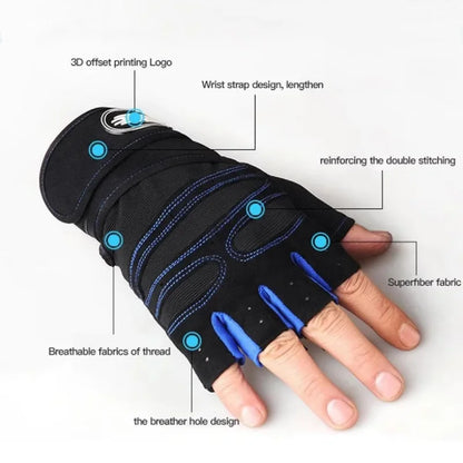Gym Gloves with Wrist Support