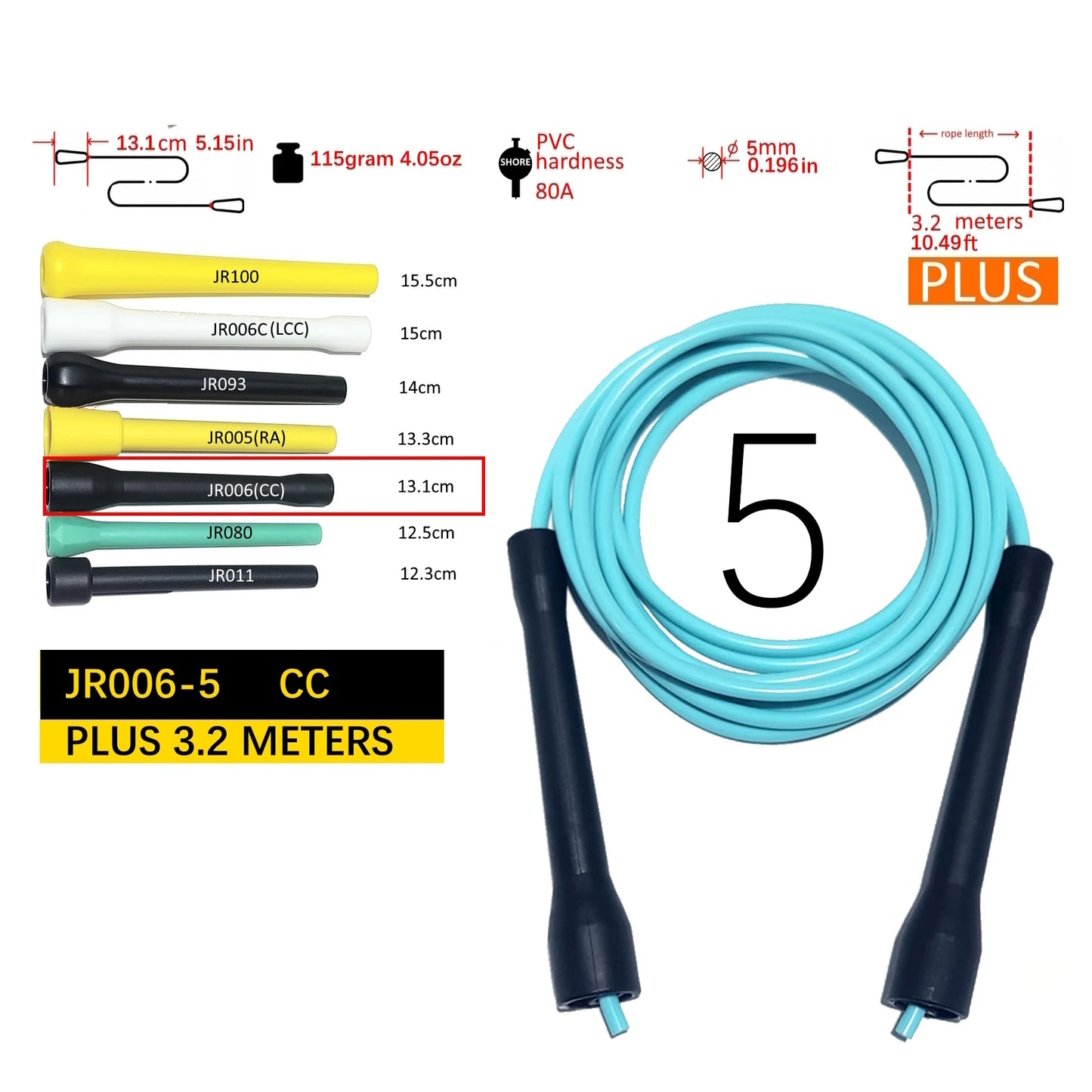 NEVERTOOLATE hard beaded jump rope 1 inch PE bead 110pcs beading 2.9m freestyle fitness mamba release skill tricks skipping rope