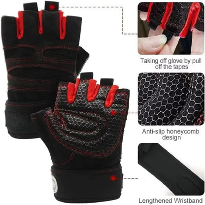 Gym Gloves with Wrist Support