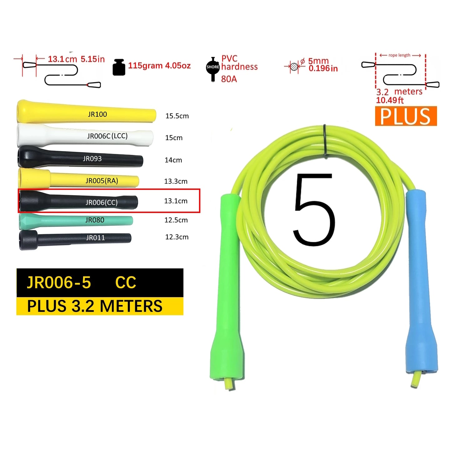 NEVERTOOLATE hard beaded jump rope 1 inch PE bead 110pcs beading 2.9m freestyle fitness mamba release skill tricks skipping rope