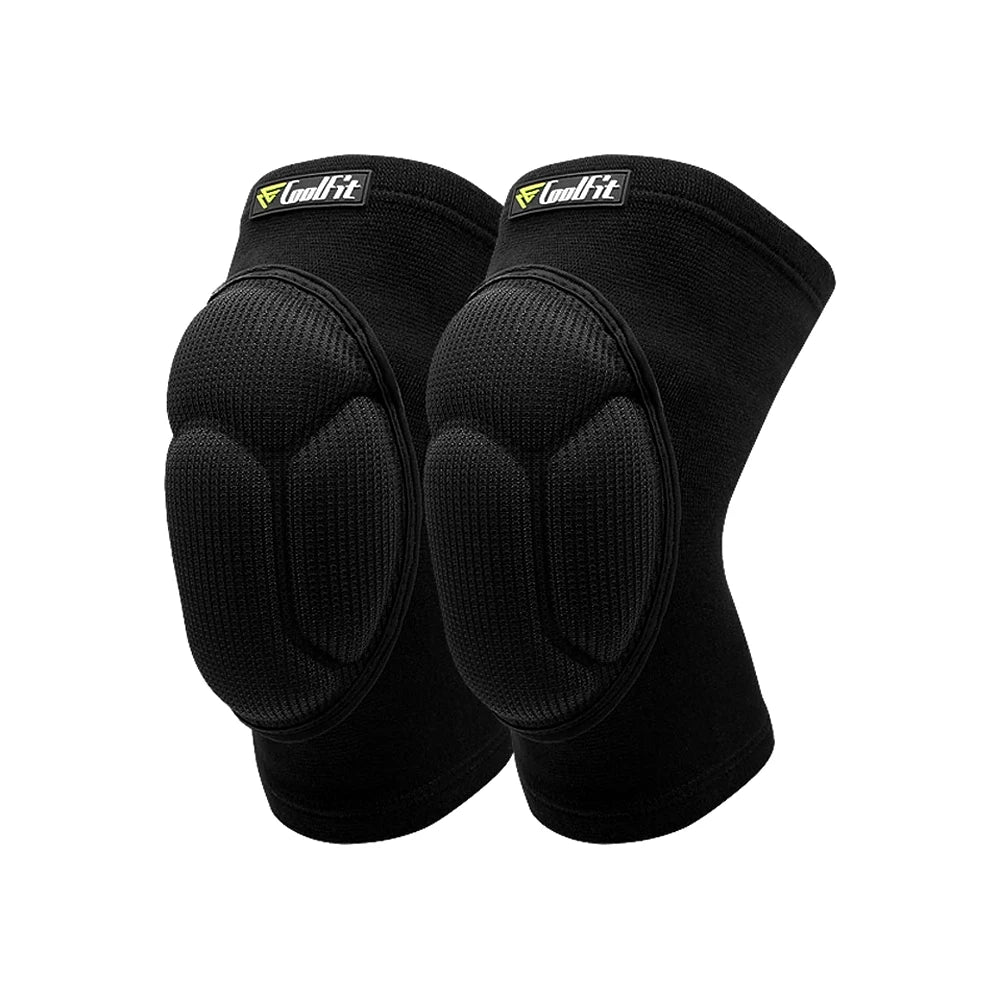 1 Pair Protective Knee Pads Thick Sponge Football Dancing Volleyball Extreme Sports Anti-Slip Collision Avoidance kneepad Brace