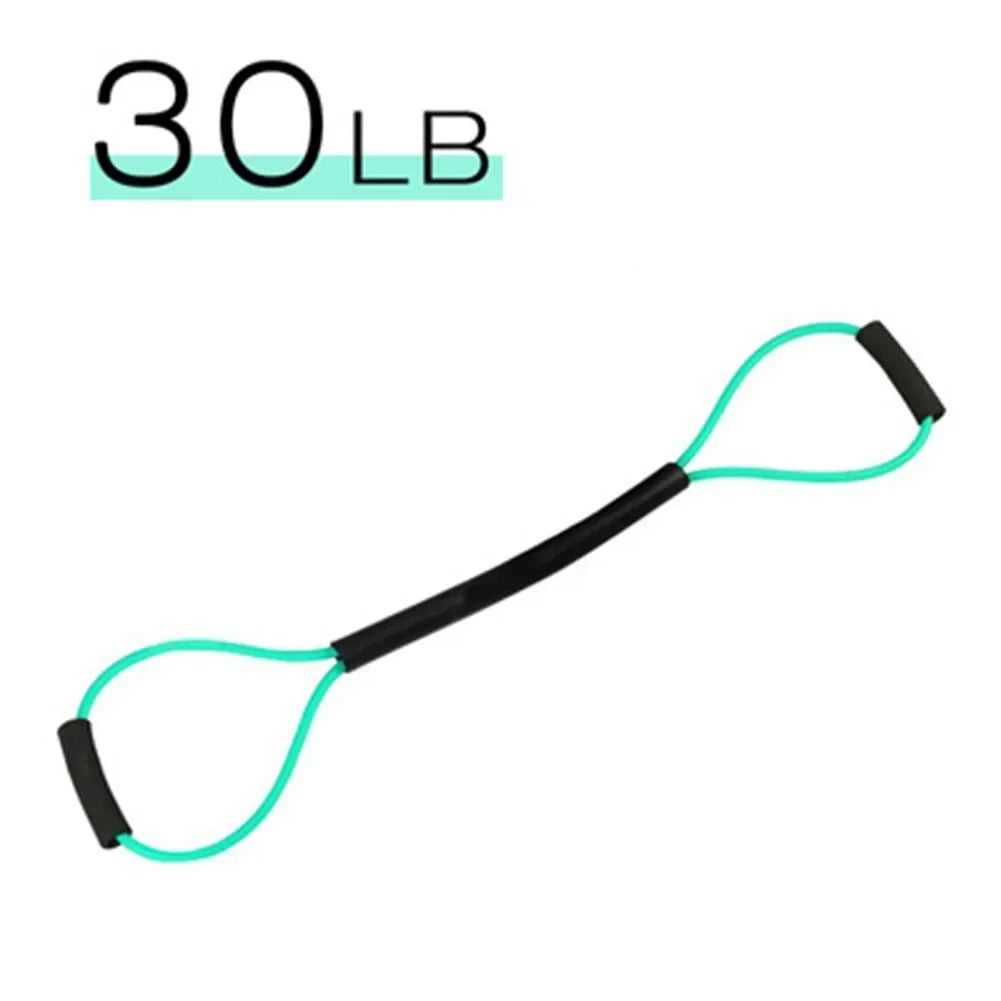 Boxing Resistance Bands Rubber Speed Training Pull Ropes 15/20/25/30/35lb Speed Sanda Muay Thai Air Strike Elastic Band Rope