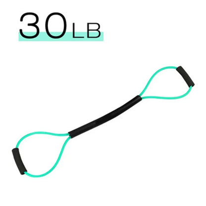 Boxing Resistance Bands Rubber Speed Training Pull Ropes 15/20/25/30/35lb Speed Sanda Muay Thai Air Strike Elastic Band Rope