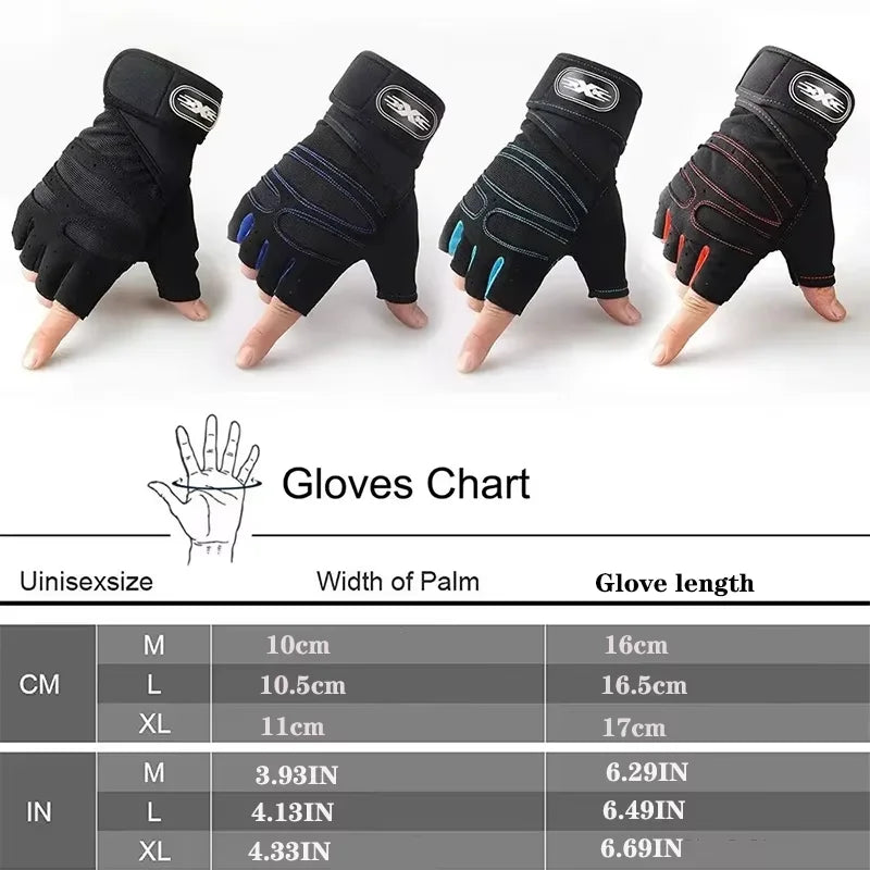 Gym Gloves with Wrist Support