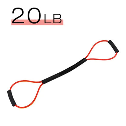 Boxing Resistance Bands Rubber Speed Training Pull Ropes 15/20/25/30/35lb Speed Sanda Muay Thai Air Strike Elastic Band Rope