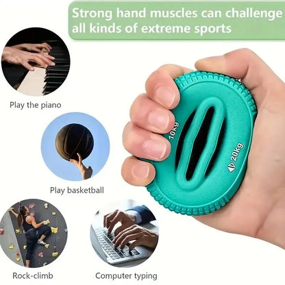 Silicone Adjustable Hand Grip 5-100LB Gripping Ring Finger Forearm Trainer Carpal Expander Muscle Workout Exercise Gym Fitness