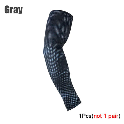 TopRunn 1PC Cool Men Sport Cycling Running Bicycle UV Sun Protection Cuff Cover Protective Arm Sleeve Bike Arm Warmers Sleeves