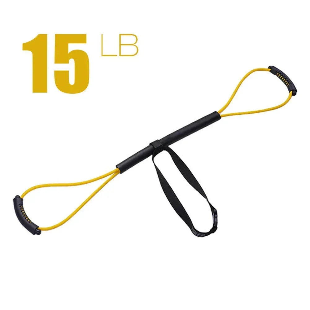 Boxing Resistance Bands Rubber Speed Training Pull Ropes 15/20/25/30/35lb Speed Sanda Muay Thai Air Strike Elastic Band Rope