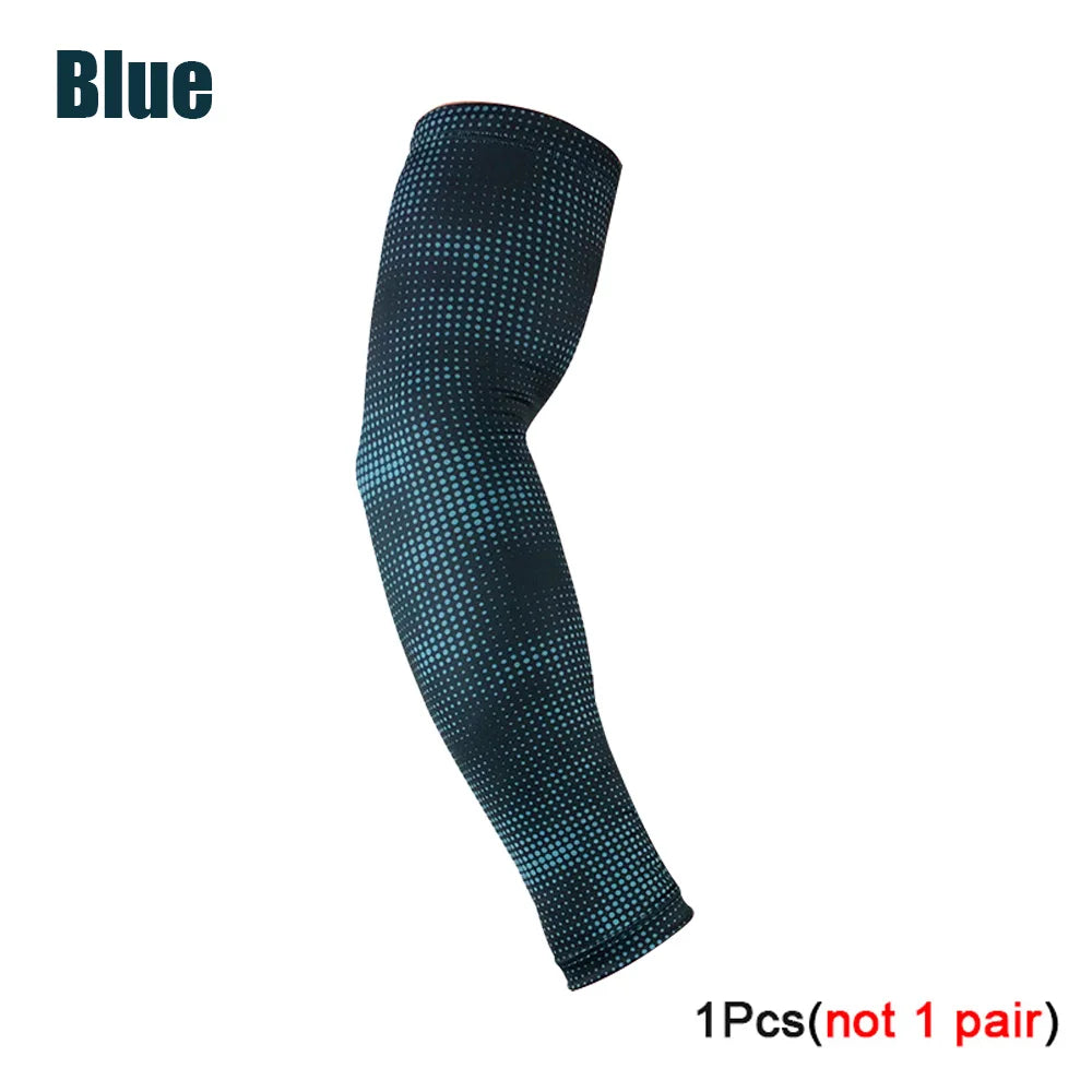 TopRunn 1PC Cool Men Sport Cycling Running Bicycle UV Sun Protection Cuff Cover Protective Arm Sleeve Bike Arm Warmers Sleeves