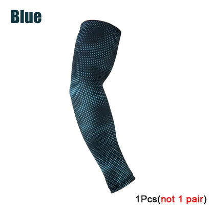 TopRunn 1PC Cool Men Sport Cycling Running Bicycle UV Sun Protection Cuff Cover Protective Arm Sleeve Bike Arm Warmers Sleeves